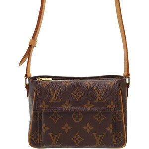 Louis Vuitton Monogram Leather Brown Viva Cite Shoulder Bag